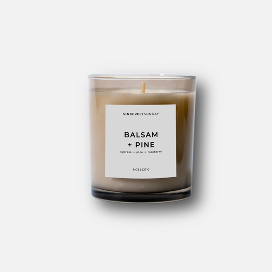 Balsam + Pine Premium Candle